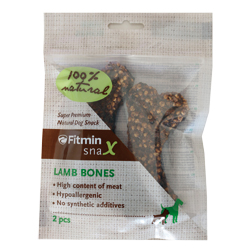 Fitmin Snax dog LAMB Bones 2ks 