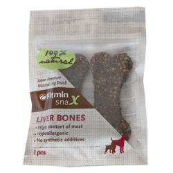 Fitmin Snax dog LIVER Bones 2ks