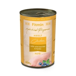 Fitmin NP kuřecí konzerva s bylinkami a lesními plody 400g