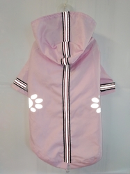I LOVE PETS - lehká růžová bunda s reflexními doplňky XL