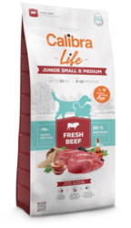 Calibra Dog Life Junior Small&Medium Fresh Beef 12kg