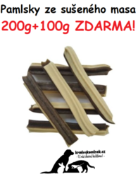 Dentální masový kříž z kachny 200g+100g ZDARMA! cca 13 kousků
