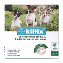 KILTIX antiparazitní obojek pro MALÉ psy 38 cm