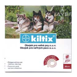 KILTIX antiparazitní obojek  pro velké psy 70 cm