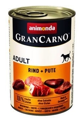 GRANCARNO Adult - hovězí + krůta 400g