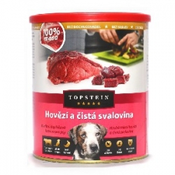 Topstein konzerva Hovězí a čistá svalovina v plechu 800 g 