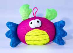 Textilní hračka pro psy - pískací krab 25cm