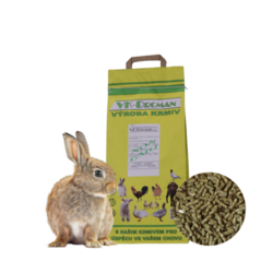 Granule pro králíky s přírodním léčivem - chovné + kojící 10kg