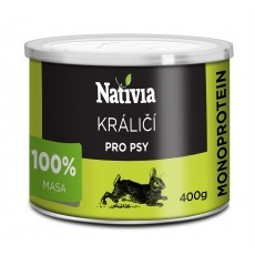 Králičí maso pro psy 400g