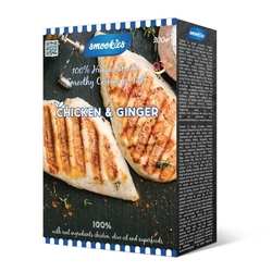 SMOOKIES Premium CHICKEN - kuřecí sušenky se zázvorem 200g 