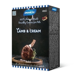 SMOOKIES Premium LAMB - jehněčí sušenky se smetanou 200g 