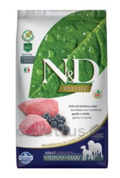 N&D PRIME DOG Adult M/L Lamb & Blueberry 2,5kg