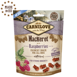 Carnilove Crunchy Mackerel with Raspberries 200g