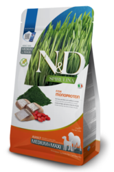 N&D SPIRULINA DOG Adult M/L Herring & Wolfberry 2kg