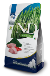 N&D SPIRULINA DOG Puppy M/L Lamb & Wolfberry 2kg