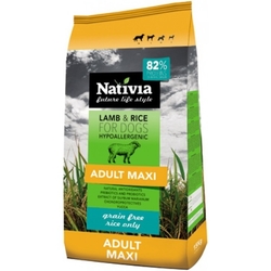 Nativia Adult MAXI lamb&rice 15kg + DOPRAVA NEBO DÁRKY ZA 40 KČ ZDARMA, NAVÍC AKCE 10+1 GRATIS!