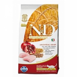 N&D Low Grain CAT Neutered Chicken & Pomegranate 1,5kg + PAMLSKY ZDARMA