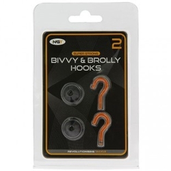 NGT MAGNETICKÝ HÁČEK BIVVY & BROLLY HOOKS (2KS)