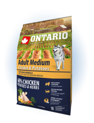 Ontario Adult Medium Chicken & Potatoes 2,25 kg