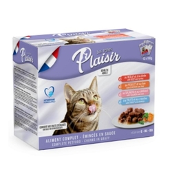 Plaisir cat kapsička pro kočky balení 12x100g