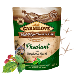 Carnilove kapsa Pheasant with Raspberryleaf 300g