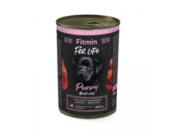 Fitmin For Life hovězí konzerva pro štěňata 400 g 