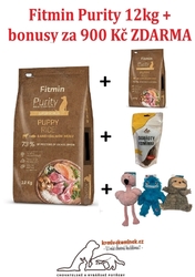 Fitmin dog Purity Rice Puppy Lamb&Salmon 12kg + DÁRKY ZA 900Kč