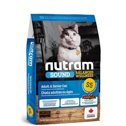 S5 NUTRAM SOUND ADULT/SENIOR CAT 5,4kg
