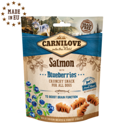 Carnilove Crunchy Salmon with Blueberries 200g