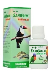 Vitamínový přípravek pro ptactvo Sangrim Briliant 20ml