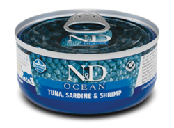 N&D CAT OCEAN Adult Tuna & Sardine & Shrimps 70g