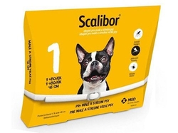 SCALIBOR antiparazitní obojek pro malé a střední psy 48 cm - SLEVA  33%!
