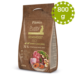 Fitmin dog Purity Semimoist Rabit+Lamb 800g - MĚKČENÉ!