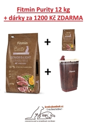 Fitmin dog Purity Grain Free Senior&Light Lamb 12kg + DÁRKY ZA 1200 Kč 