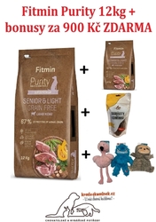 Fitmin dog Purity Grain Free Senior&Light Lamb 12kg + DÁRKY ZA 900 Kč