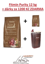 Fitmin dog Purity Rice Senior&Light Venison+Lamb 12kg  + DÁRKY ZA 1200 Kč 