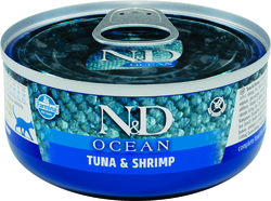 N&D CAT OCEAN Adult Tuna & Shrimps 70g