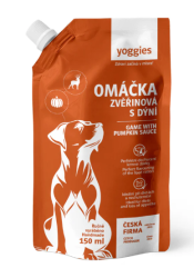 Yoggies zvěřinová omáčka s dýní 150ml