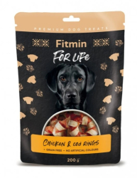 Fitmin FFL pro psy - Kuřecí kroužky s treskou 200g