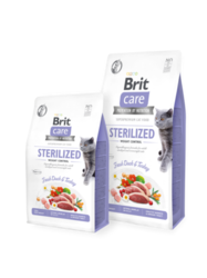 Brit Care Cat Grain-Free STERILIZED AND WEIGHT CONTROL 400g