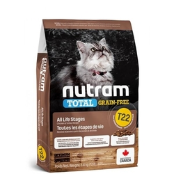 T22 NUTRAM TOTAL GRAIN FREE TURKEY, CHICKEN & DUCK CAT 5,4kg 