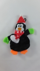 Vánoční plyšový tučňák