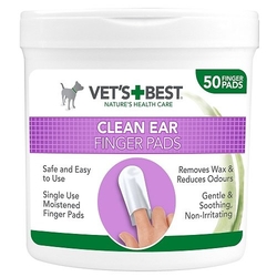 VET´S BEST čistící utěrky na uši pro psy 50ks