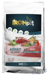 IRONpet BEEF Adult All Breed 12kg