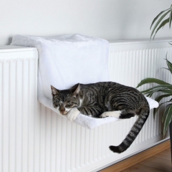 Závěsné odpočívadlo pro kočky na topení světlé