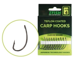 ZFISH TEFLONOVÉ HÁČKY CURVED SHANK