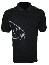 ZFISH TRIČKO CARP POLO T-SHIRT BLACK vel. M