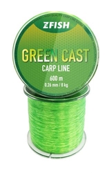  DOPORUČUJEME ZFISH VLASEC GREEN CAST CARP LINE 600M/30mm