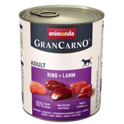 GRANCARNO Adult - hovězí, jehněčí 800 g 