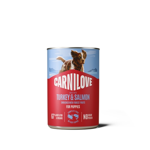 Carnilove Dog Can Paté Turkey&Salmon Puppies 400g